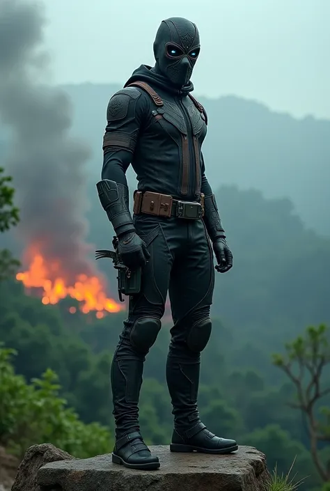 **Modern Vigilante Superhero Image Prompt:**

"Create a striking image of a young, handsome, and fit masked vigilante superhero set in the rugged landscape of Bhawanipatna, Kalahandi, West Odisha. The hero is in his mid-20s, with sharp features, piercing e...