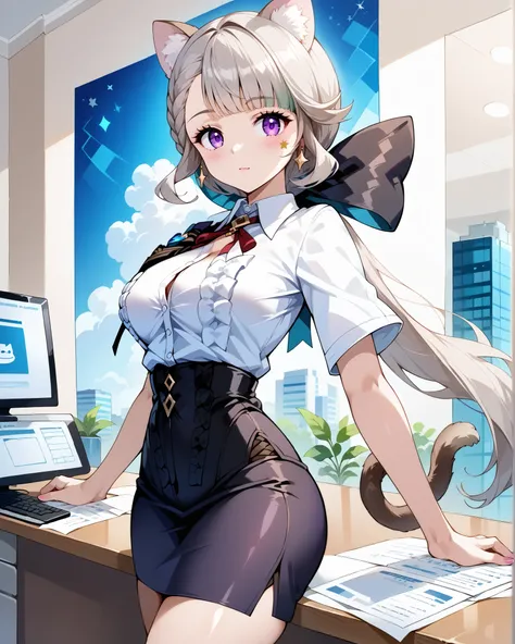 score_9, score_8_up, score_7_up, source_anime, 4K,perfect fingers,(perfect hands, perfect anatomy),prefect lighting, very aesthetic, intricate details,highly detailed background, masterpiece, high quality, best quality,
1girl, lynettedef, purple eyes, grey...