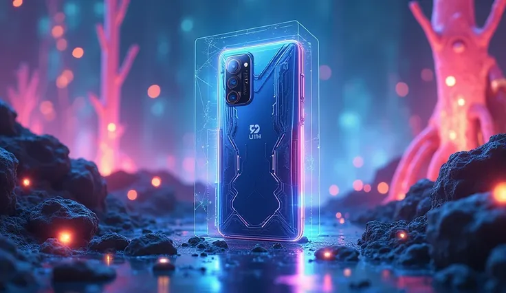 Give me pictures of upcoming futuristic  itel s25 ultra in Balu laft