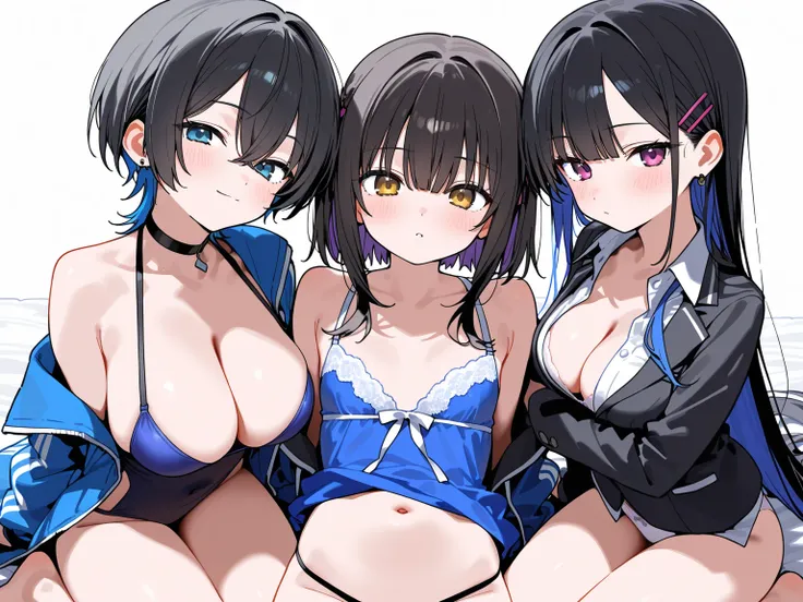 Orgy、Black Haired Maiden、Male 3、3 women 