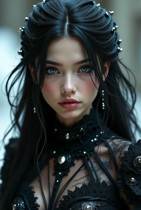 Ignite Your Inner Visionary: Don't just imagine a Goth Princess – create her. Envision the CyberRealistic rendition: a being of breathtaking beauty, steeped in darkness, yet alight with a futuristic edge. Craft prompts that demand maximalist designs: lavis...