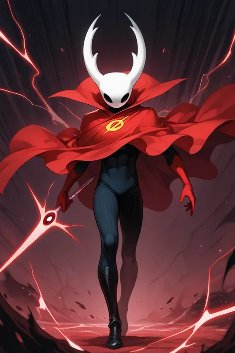 The Flash, Boss of Hollow Knight, with human appearance 