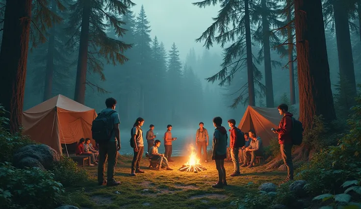 a campsite for teenagers who get lost 