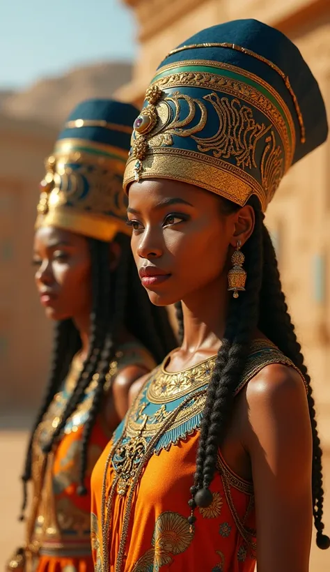 Egyptians loved wigs! Both men and women wore elaborate wigs made from human hair or plant fibers. They even wore them to protect their heads from the sun