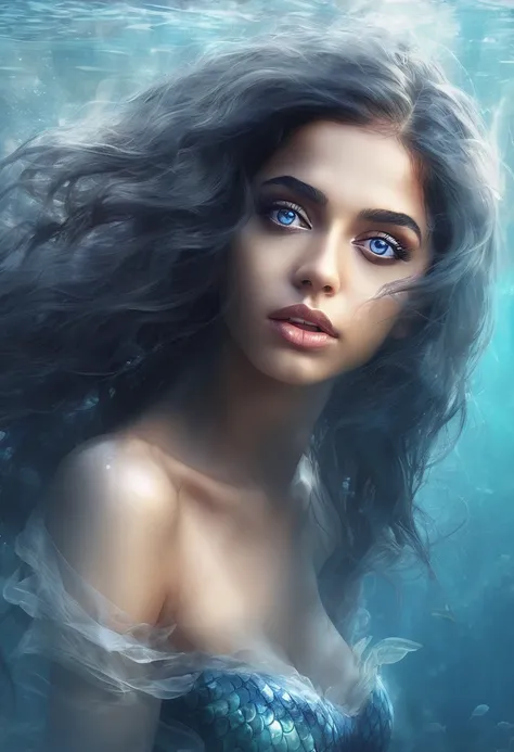 Willem Haenraets style full body (dynamik8K) ♡💟💌twarz z bliska portret twarzy szczegółow makro there is a woman e in her hair surrounded by smoke, surrealistic digital artwork, gorgeous digital art, beautiful digital artwork, breathtaking digital art, beau...