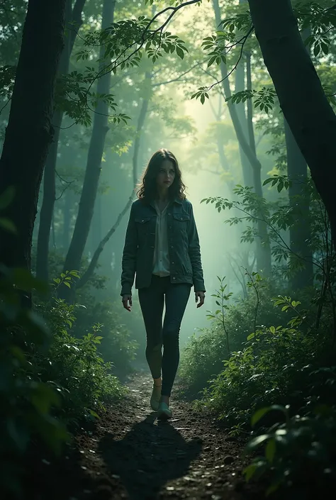 Clara walks through the woods and hears a distant cry. She feels restless and decides to investigate . 