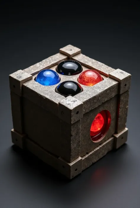 The box, which had a rather pompous name, was a cube that measured to be around 50 square centimeters and made out of some kind of strange material that was neither stone nor regular metal.
There were three stones embedded on the surface of the box, with e...