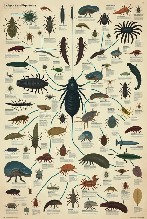 Design a concept map of the evolution of parasites 