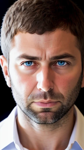 A 28-year-old male Abramovich male focuses on his face