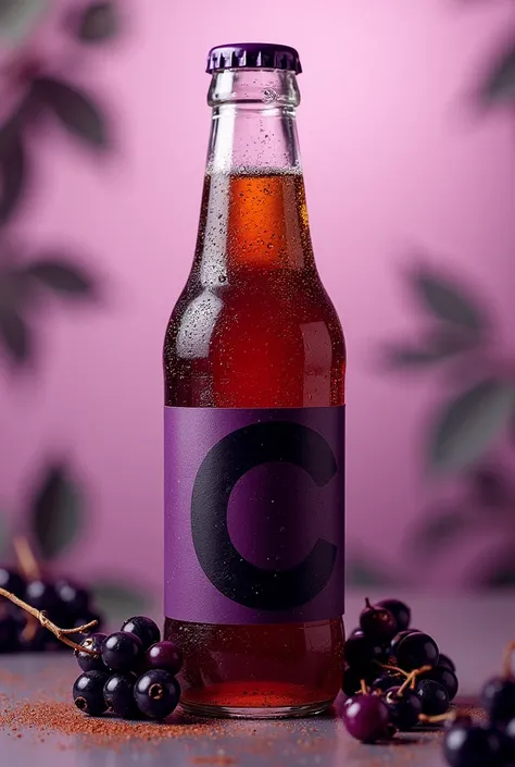 Cola only with blackcurrant flavor