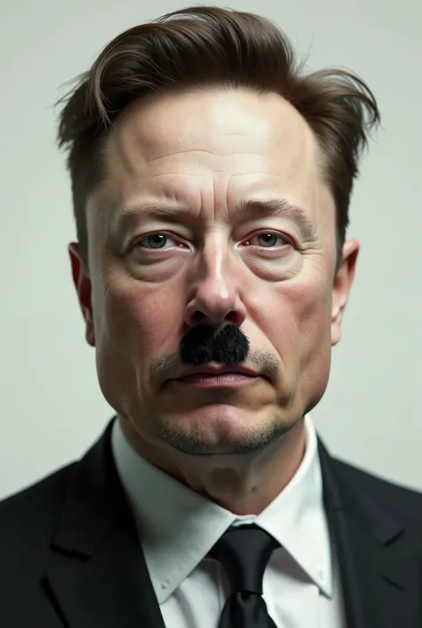 Elon musk adolf hitler moustache