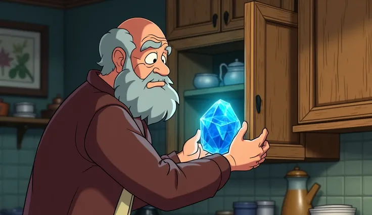 LANDLORD PUT THIS BLUE STONE IN THE CUPBORD ANIMATION