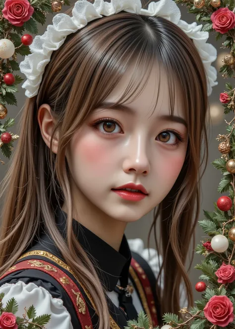  Realistic and authentic-oriented  、  Jack and Sally create a retro vibe  ,  Jack's Short Regent Without Losing Her Black Hair and Sally's Twirl Silver Hair、Jack's Brown Eyes 、 Their Faces Are Beautiful Skin Without Stains 、  recreates the essence of a Chr...