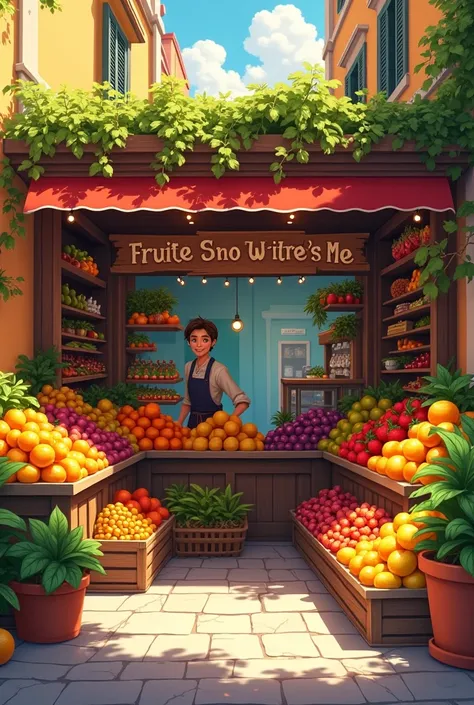 Seller Fruit shop