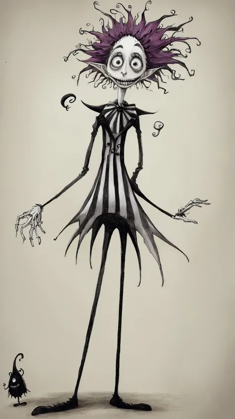     Tim Burton's style、A wacky person