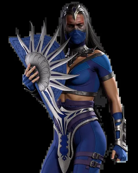 Match the face in the character Kitana from Mortal Kombat