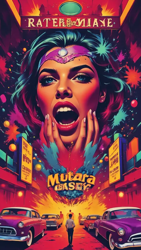 Create a sketch drawing that captures the vibrant spirit of the 1960s,dreamy magical fantastic   reflecting the romance and charm of the era as inspired by the song  "mustafa classic" 
 Directed by "mustafa classic"

At the top of the poster, prominently d...