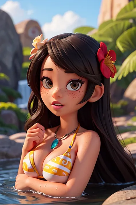 Moana's beauty is not just superficial; it radiates from within, fueled by her unyielding spirit and determination. Her courage, compassion, and self-confidence shine through, making her an irresistible force to be reckoned with. camera view under boobs fr...