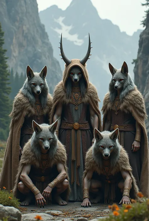 Dac people in a Wolf skin