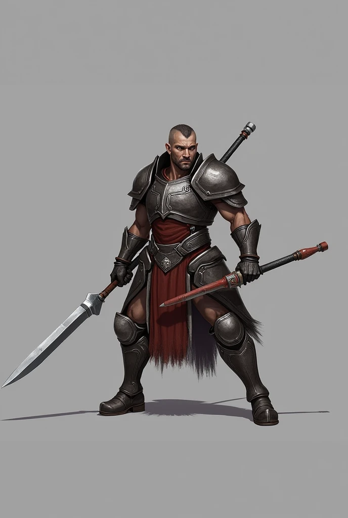 Generate a combat fund, Dark at night, moonlit. And everything that flows with this character