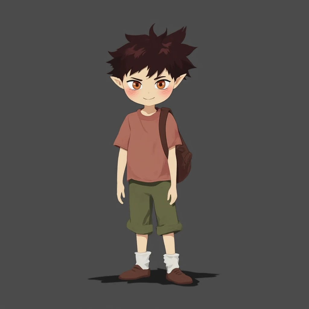 game character, flat 2d style, irish boy, by Tomm Moore