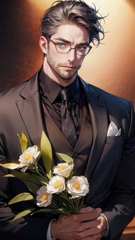 (     best quality,4K,8k,     highres,     masterpiece :1.2),     ultra-detailed     ,(realistic,photorealistic,photo-realistic:1.37),36-year-old man,3 day beard,Beautiful anime,Portraits,strong,Masculine,   with dark gray hair  ,sharp jaw,         mesmeri...