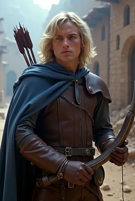 Of course!  Here is the prompt translated and adapted according to your instructions:

‘DVD screengrab,  from a 1982 dark fantasy film , Excalibur, featuring CIRYUS, man With blond hair and light sking, as a medieval sorcerer. CIRYUS is wearing brown leath...