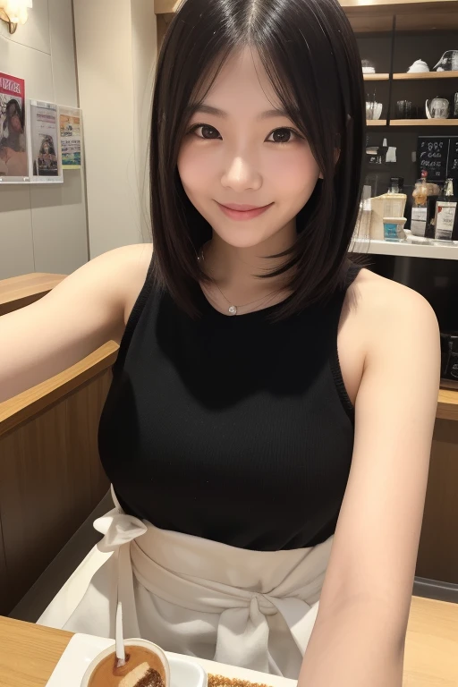  A beautiful and healthy Japanese girl 、 Long, Shiny Black Hair 、 clear white skin、 Big Clear Eyes 、柔らかいsmile、Clean impression 。 bob hair with 、 has slightly reddish cheeks 。 a lively atmosphere where they seem to be good at sports、 slender but has a toned...