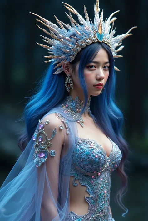 Beautiful legendary goddess image.
masterpiece, cinematic lighting, UHD, Accurate anatomy, super detail, high details, high quality, award winning, best quality, 16k, detailed face, ultra high-resolution hair, realistic textured skin, NSFW,
(Head dresses a...