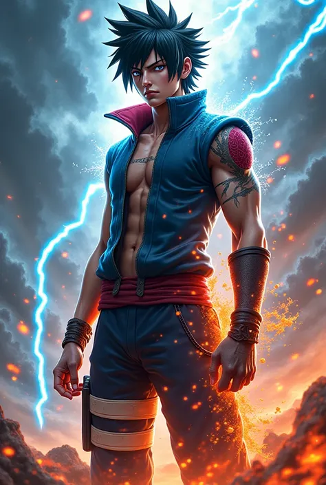 Sasuke and Naruto combined 