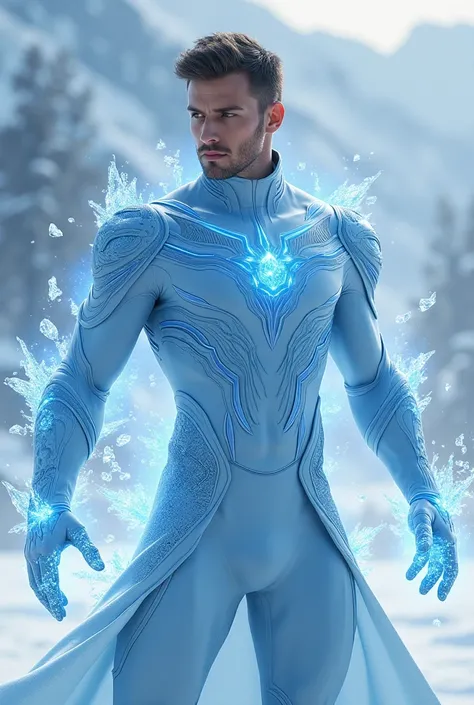 The man in the ice uniform ,  with the powers to throw ice balls.