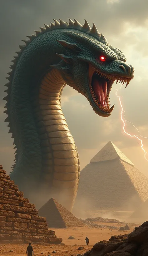 Apophis on the Egyptian pyramids