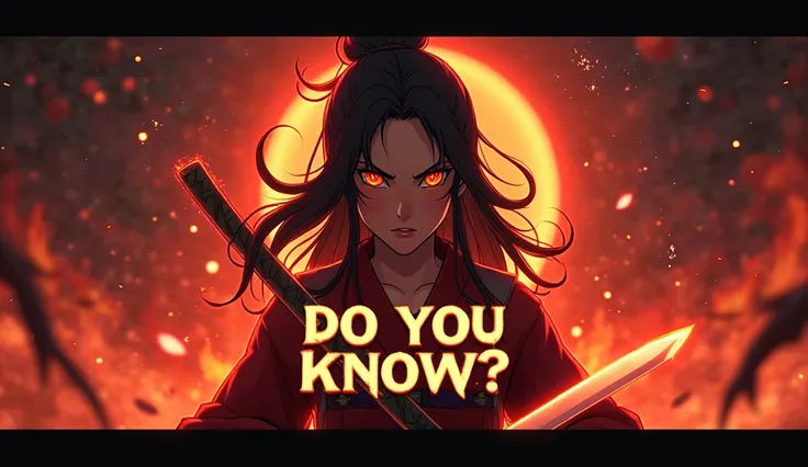 ### **Demon Slayer Thumbnail Concept**  
**Design Idea:**  
1. **Background:**  
   - A fiery, dynamic background with glowing red and orange flames or a misty forest scene.  
   - Include iconic Demon Slayer elements like a glowing katana or the Water Bre...