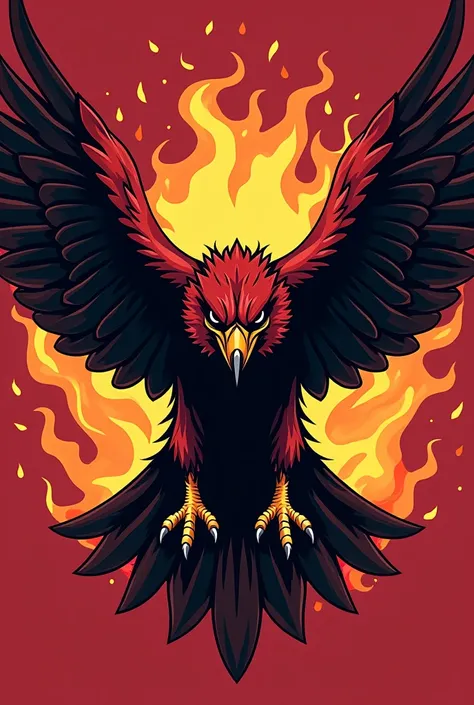 Uneswa Hawks logo for a basketball team make it look fire