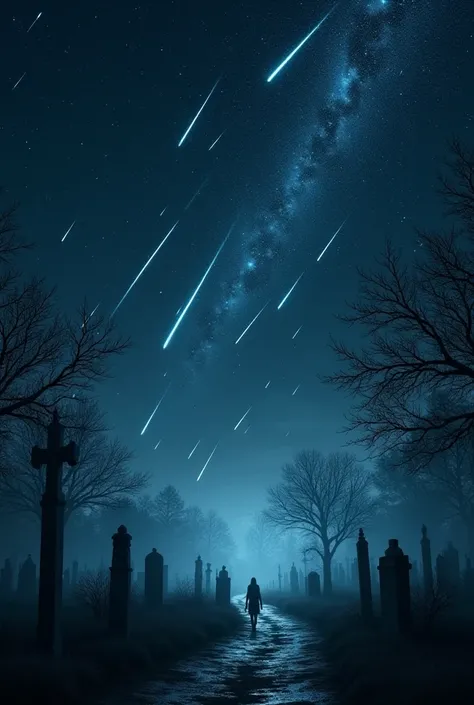 More shooting stars in a graveyard 