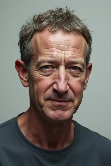 Create an image of Mark Zuckerberg getting old