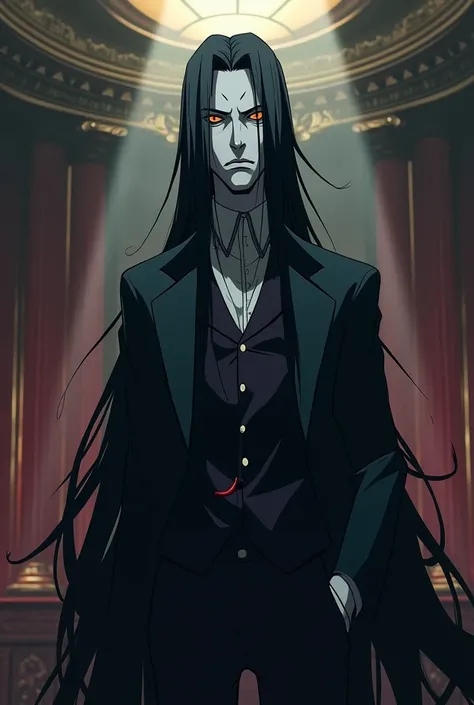 - Political villains represented as anime characters (Ex: a politician with traits of Orochimaru ).  