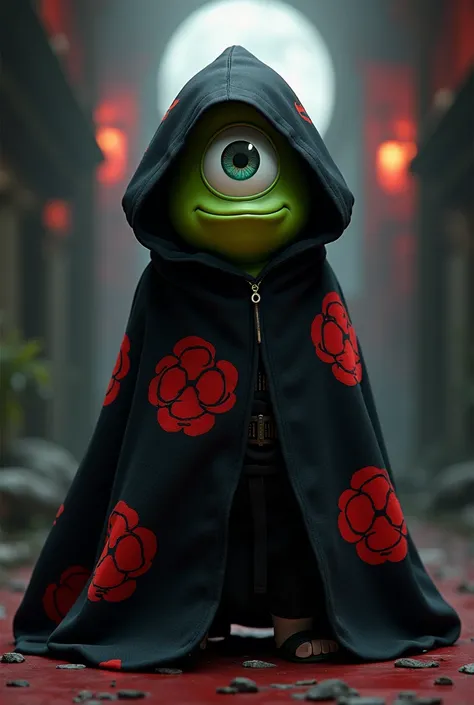 Mike Wazowski dressed as Akatsuki by Naruto