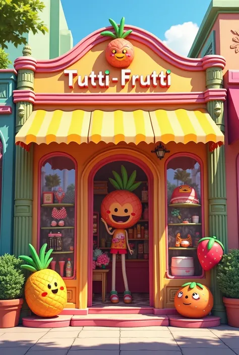 Ok I want a photo for the Tutti- Frutti store it will be a ren's accessories store