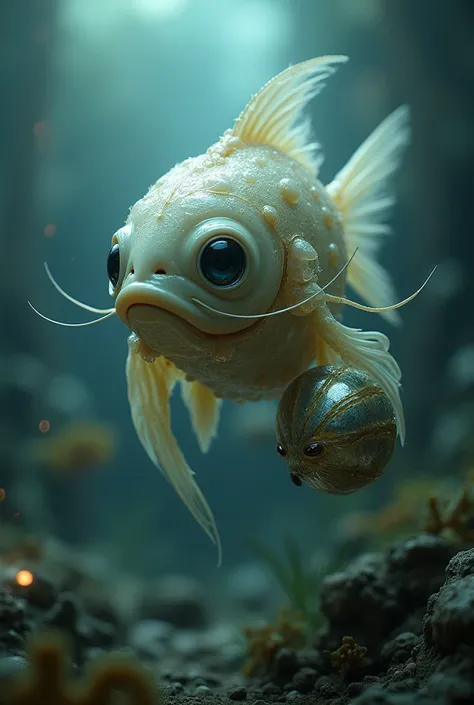 Create a very strange fish with a pet