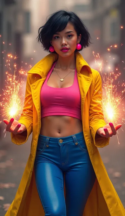 Jubilee is a versatile character. Here are some general characteristics, that are attributed to her:
 * s look: Jubilee is often portrayed as young and energetic.
 * Asian roots: Her origins are frequently portrayed as Asian, which is reflected in her faci...