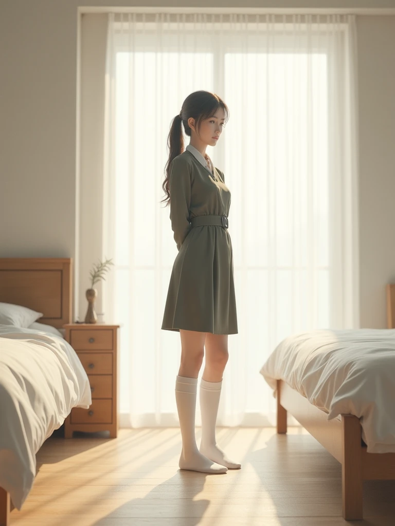  bedroom
uniformed
 white high socks　
    