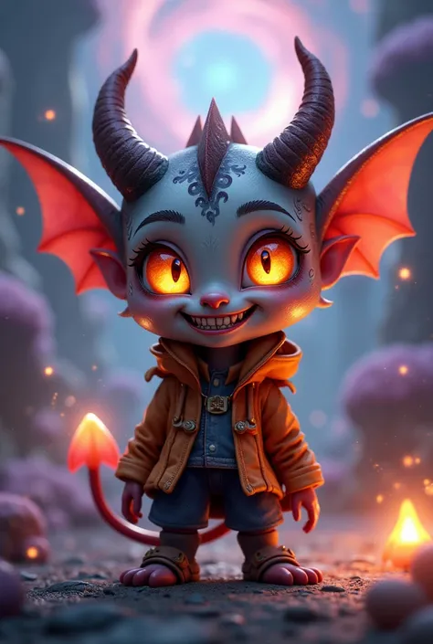 A cute little demon