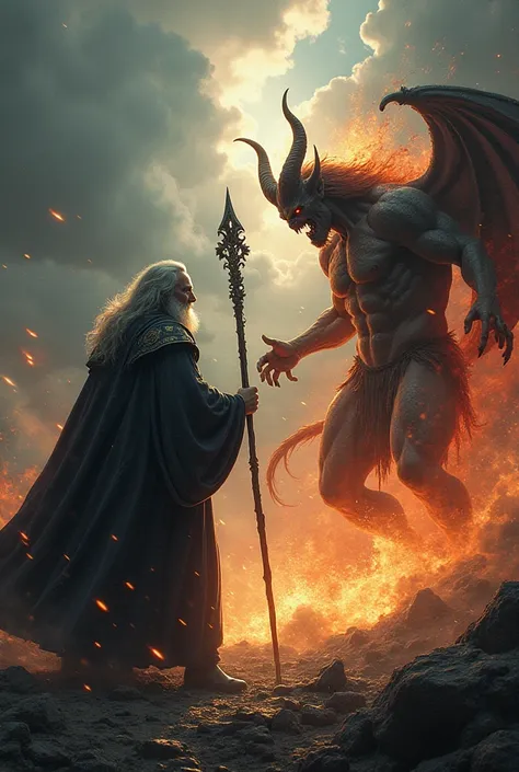 A wizard vs a devil 