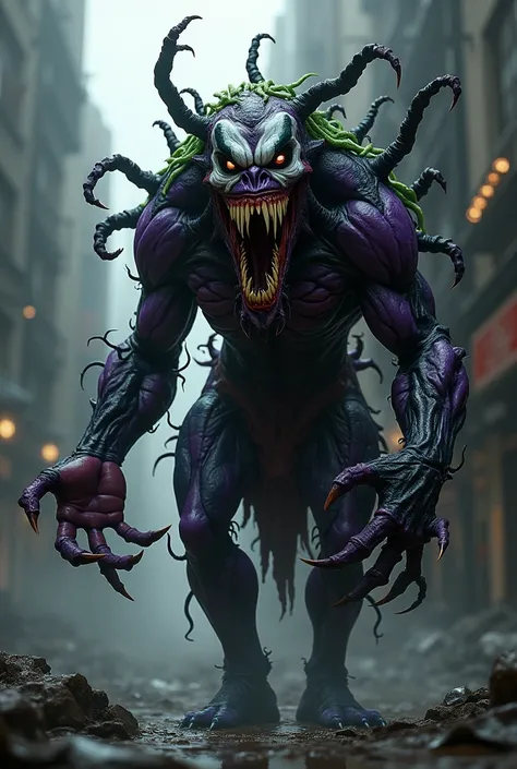 Create a Joker and Venom video merged