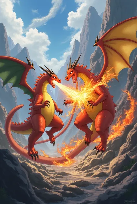 Conviname a dragonite y a Charizard