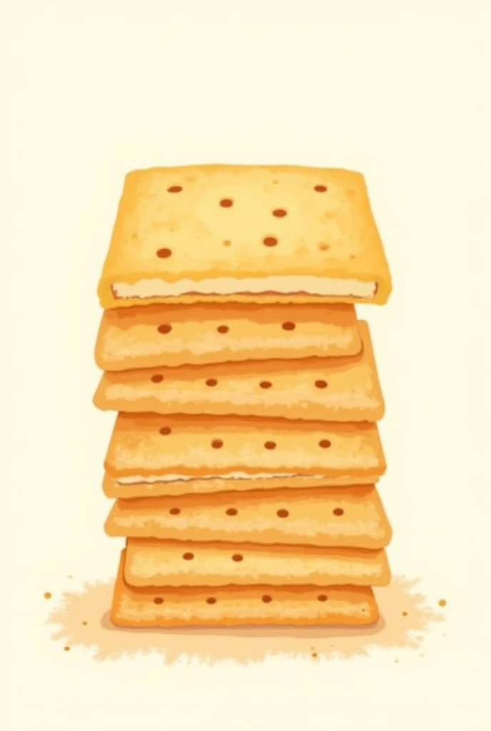 graham crackers drawing 