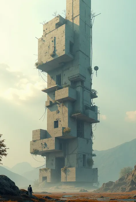 Deconstructed tower