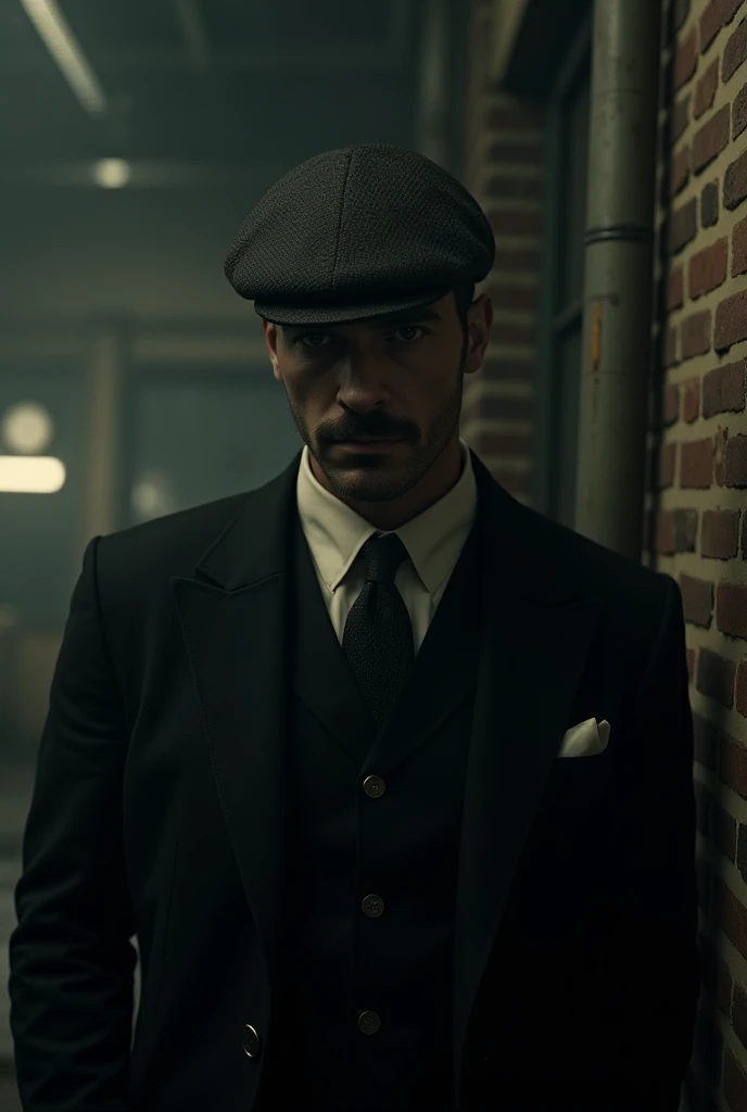 Create an image of the thoughtful Peaky Blinders 