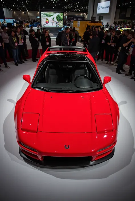 Honda((1990 nsx))、Exhibited at the motor show、Highangle